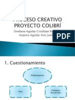 Proceso Creativo Colibri