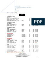 Price List 2016