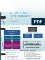 Tromboflebitis y Flebotrombosis