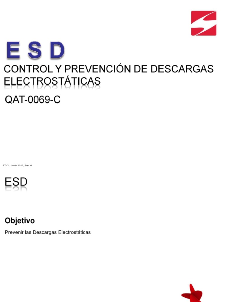 Control de ESD en la Industria Electrónica | PDF | Descarga ...