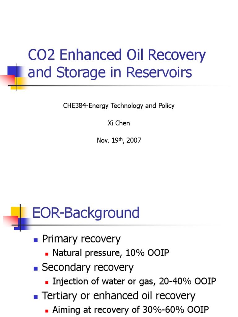Maximizing Oil Recovery Through CO2 Enhanced Oil Recovery and