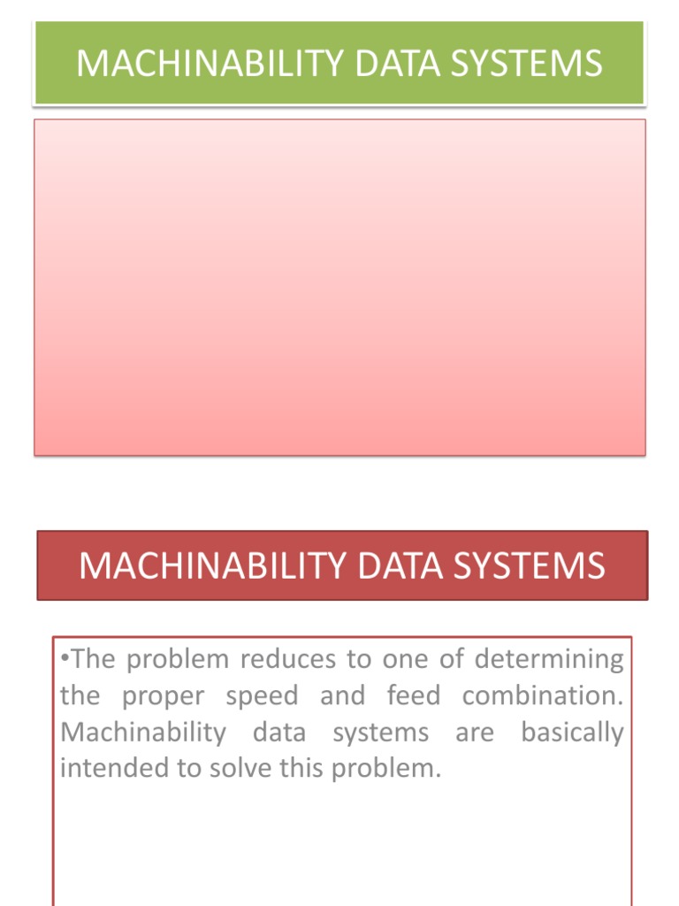 Machinabilitydatasystems 160426085956 PDF Machining Metalworking