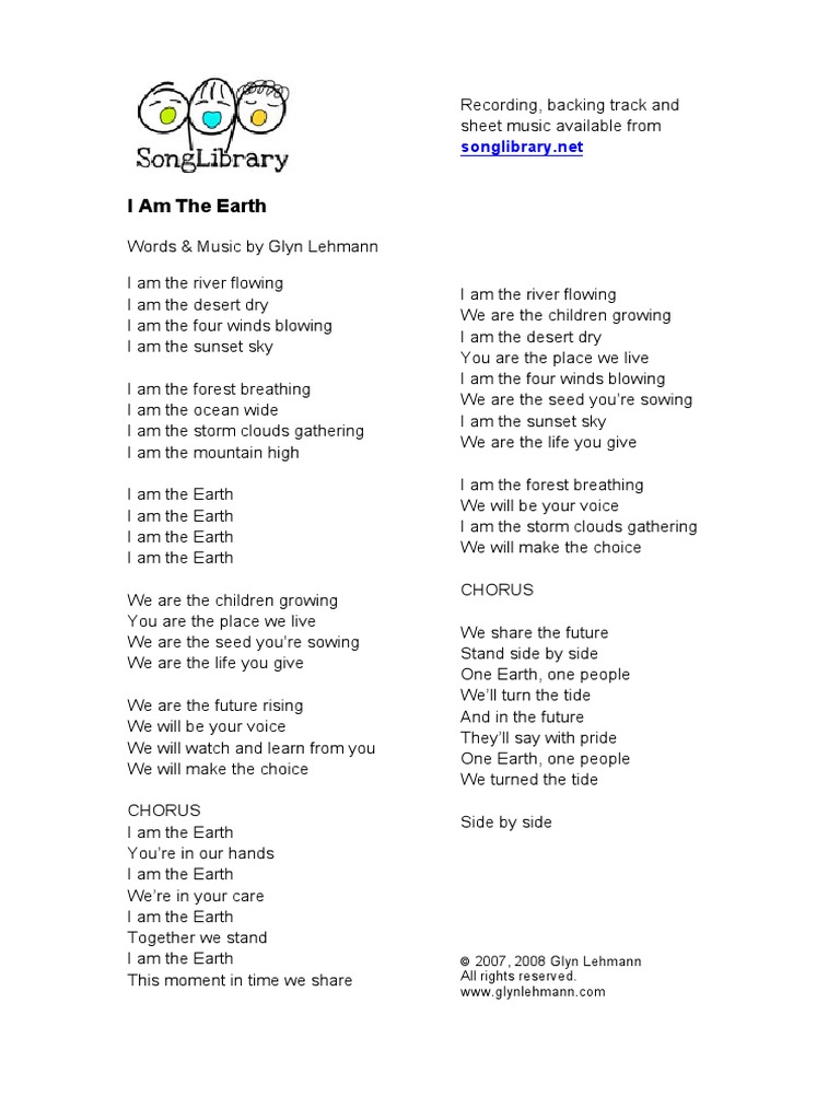 Lyrics Earth Lyrics Center