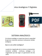 Instrumentos de medición analógicos y digitales