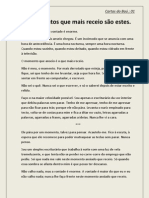 Cartas Do Baú:01 Os Momentos Que Mais Receio São Estes.