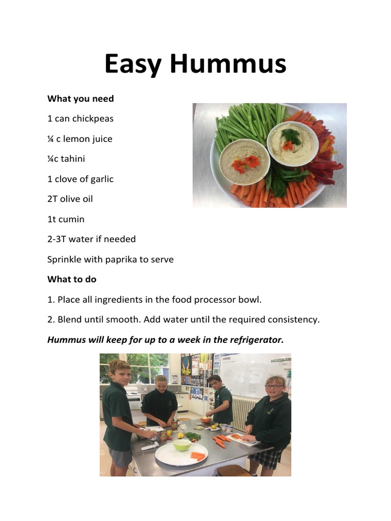 Hummus | PDF