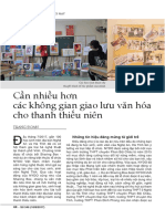 NYDO Vietnam Media - "Cần nhiều hơn các không gian giao lưu văn hóa cho thanh thiếu niên" NYDO Việt Nam, tạp chí Văn hóa Nghệ An