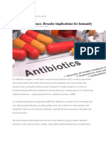 Antibiotic Resistance: Broader Implications For Humanity: Leisure, Lifestyle & Wellness