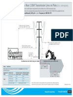 Minimum Approach Distances 110kV Lines on Poles