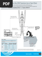 Minimum Approach Distances 220kV Lines on Towers