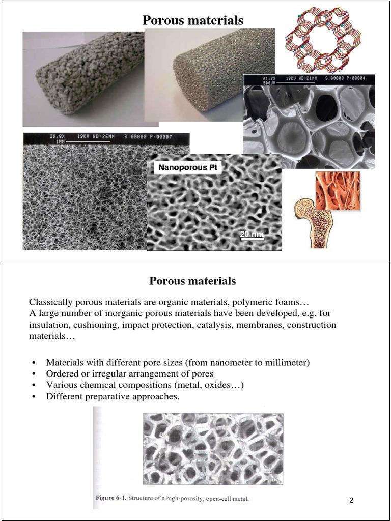 16KJM5100 2006 Porous e | PDF | Porosity | Zeolite