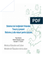Finnish education system Past Present and Future_RO.pdf