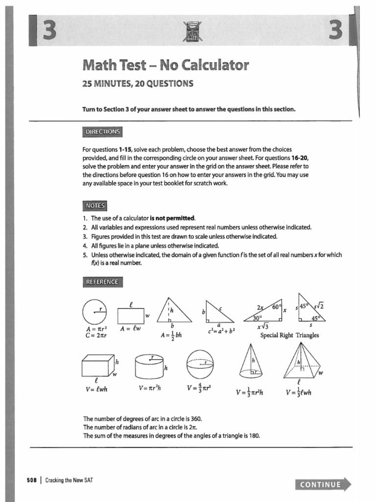 5 Sat Practice Tests | PDF | Volume | Alternative Energy