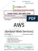 (Amazon Web Services) : Training On