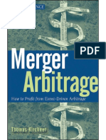 Merger Arbitrage - How To Profit From Event-Driven Arbitrage by Thomas Kirchner PDF