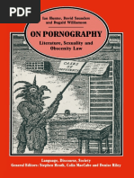 (Language, Discourse, Society) Ian Hunter, David Saunders, Dugald Williamson (Auth.) - On Pornography - Literature, Sexuality and Obscenity Law-Palgrave Macmillan UK (1993) PDF