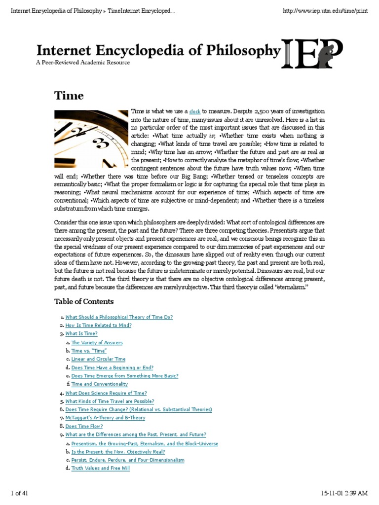 Encyclopedia of Philosophy Encyclopedia of