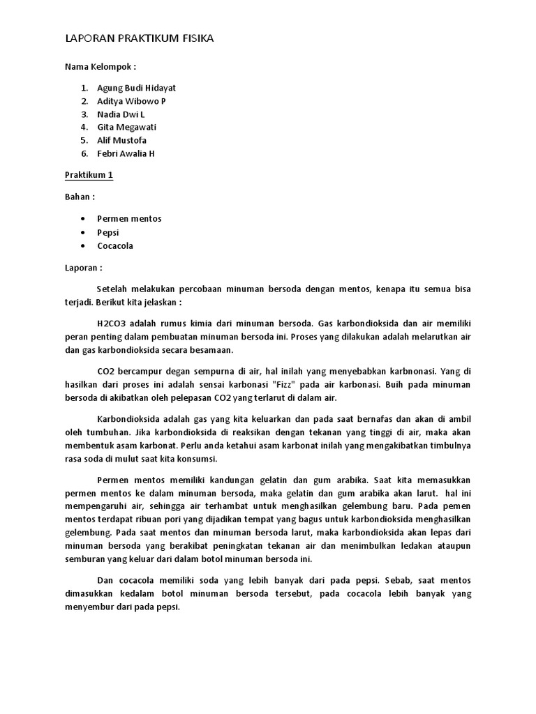 Contoh Teks Rekaman Percobaan Membuat Minuman Terkait Teks