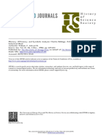 Ashworth-Memory, Efficiency, and Symbolic Analysis - Charles Babbage, John Herschel, and The Industrial Mind