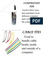 Compressed AIR: Used To Blow Away Dust and Debris From Different Computer Parts Without Touching The Component