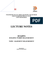 Basement Lecture Notes