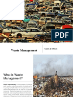 Waste Management - Types & Effects