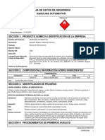 Hoja de Datos Seguridad