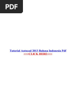 Download Tutorial Autocad 2013 Bahasa Indonesia PDF by Rahmat Tumenggung SN374513756 doc pdf