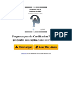 Para La Certificacion PMP 600 Preguntas Con Explicaciones de Respuesta by Pablo Lledo