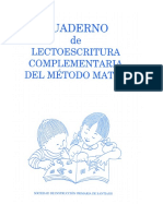 Cuaderno de Lectoescritura