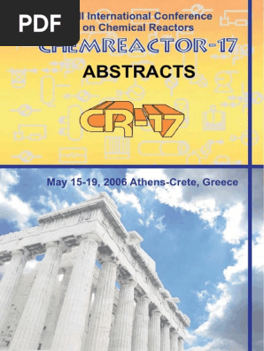 008 2006 Abstracts Chemreactor 17 Greece | PDF | Catalysis