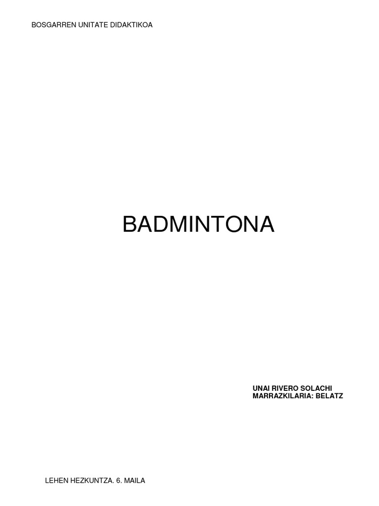 Badmintona PDF