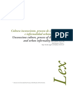 Italo Bonino J. Nieves - Cultura Inconsciente, Proceso de Cholificación e Informalidad Urbana en El Perú