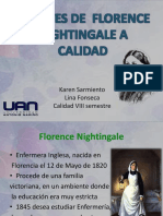 La enfermera pionera Florence Nightingale