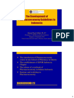 The Development of Pharmacoeconomy Guidelines in Indonesia: Background