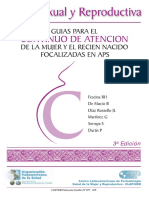 Guías Para El Continuo de Atención de La Mujer y El Recién Nacido Focalizadas en APS