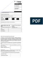 Concessionary Card Form