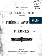 Prince Czernicheff - Le Culte Du Beau : Theorie Mystique Des Pierres