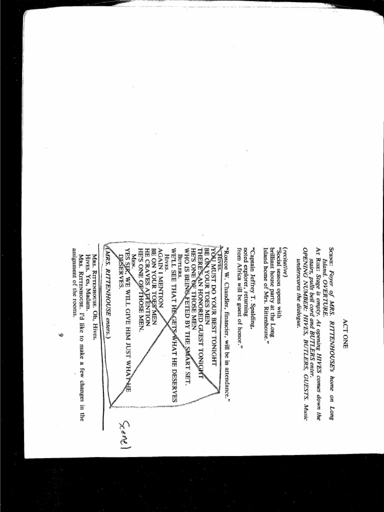 Animal Crackers Script PDF