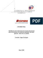 Productos Con Potencial Exportador Del Sector Agricola de La Libertad Peru PDF