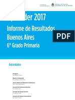Informe Buenos Aires Nivel primaria 2017