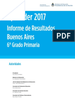 Informe Buenos Aires Nivel Primaria 2017