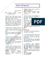 PARTS OF SPEECH