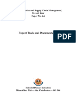 Export Trade and Documentation