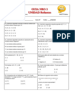 Guia Nro 3 Octavo Unidad Refuerzo 2018