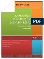 Caderno Exercicios Medicina Legal Reginal Franklin