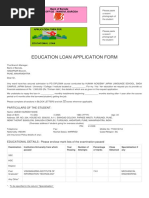 Bank of Baroda Education Loan Application