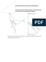 CORRECCIÓN DEL FACTOR DE POTENCIA EN UN CIRCUITO MONOFÁSICO