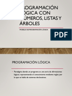 4.6 Programación Lógica Con Números, Listas y Árboles.