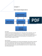 Unit 14 - Assignment 1: Basic Computer Diagram (Task 1)